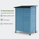 preview thumbnail 24 of 43, MCombo Small Outdoor Storage Cabinet Shed with Double Doors (24.6" x 18.3" x 38.2"), Wooden 0985
