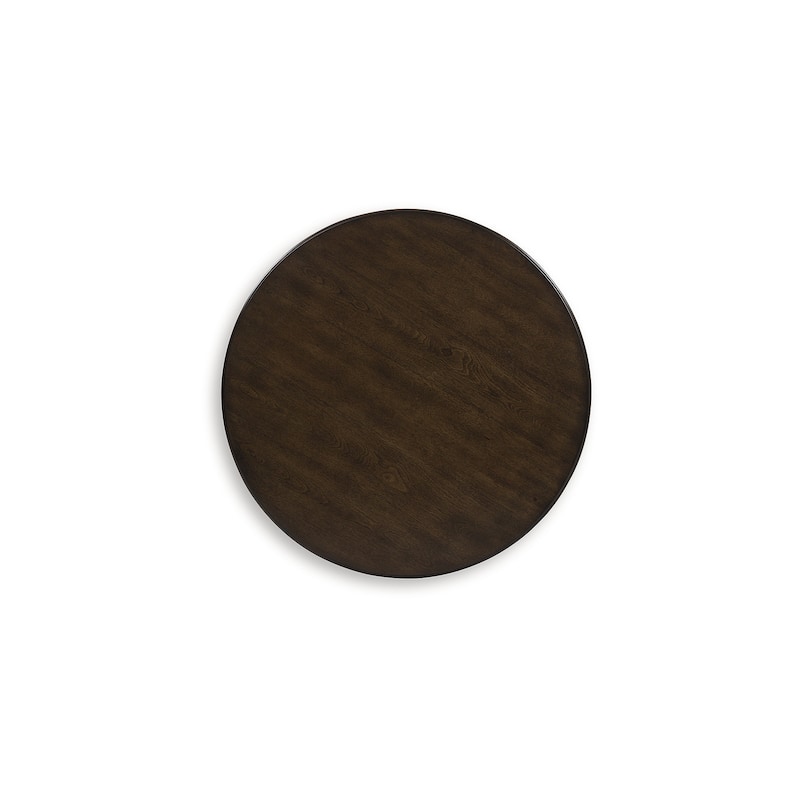 Signature Design by Ashley Frallyn Dark Brown End Table - 25" W x 25" D x 24" H