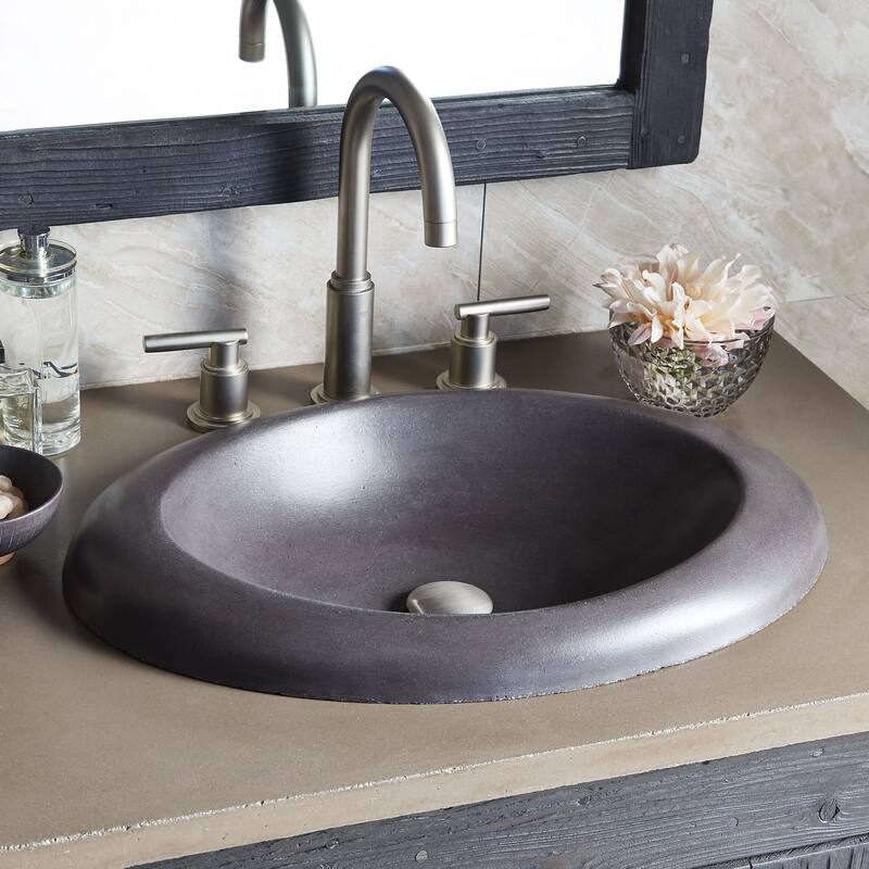 Native Trails Cuyama 21" NativeStone Drop In Bathroom Sink
