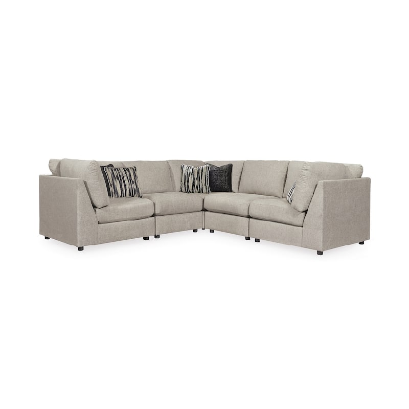 Signature Design by Ashley Kellway Bisque 5-Piece Sectional - 153" W x 39" D x 39" H