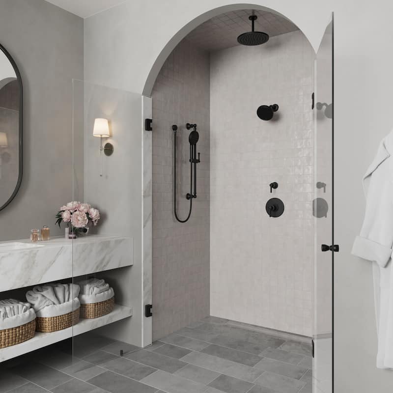 Pfister USH-52SHW Transitional Round 1.75 GPM Multi Function Shower