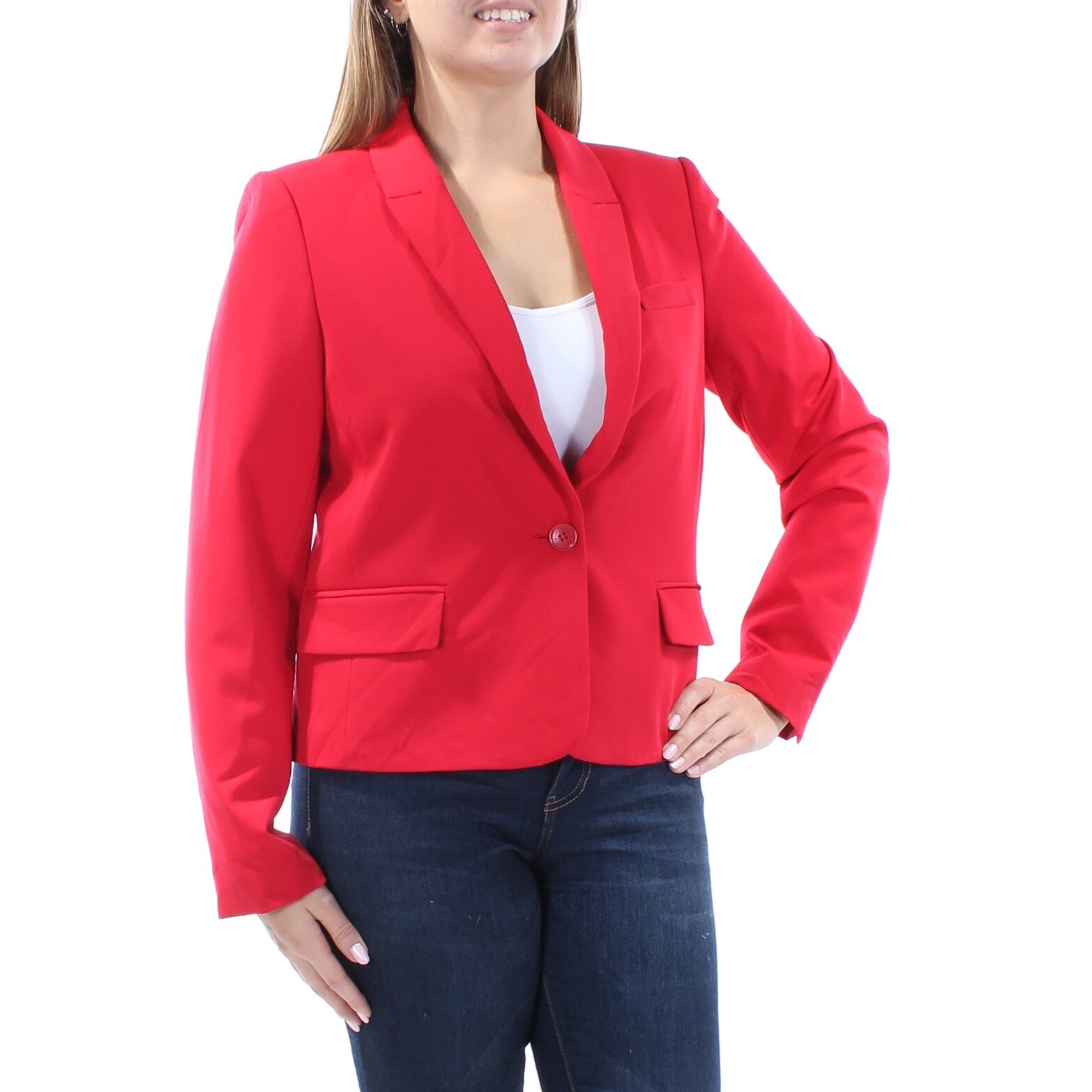 tommy hilfiger red blazer