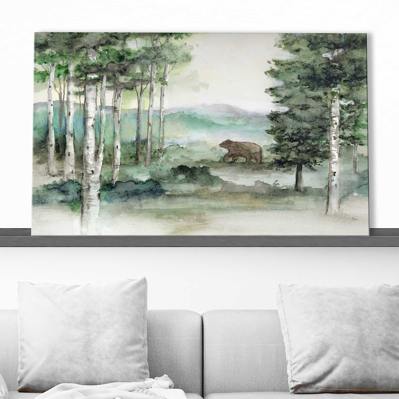 "Bear Mountain (Horizontal)" by Nan Print on Canvas