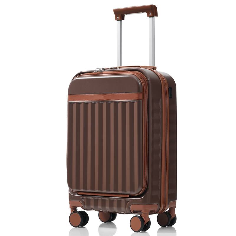 Luggage Set of Three, ABS Hard Shell Luggage with Spinner Wheels