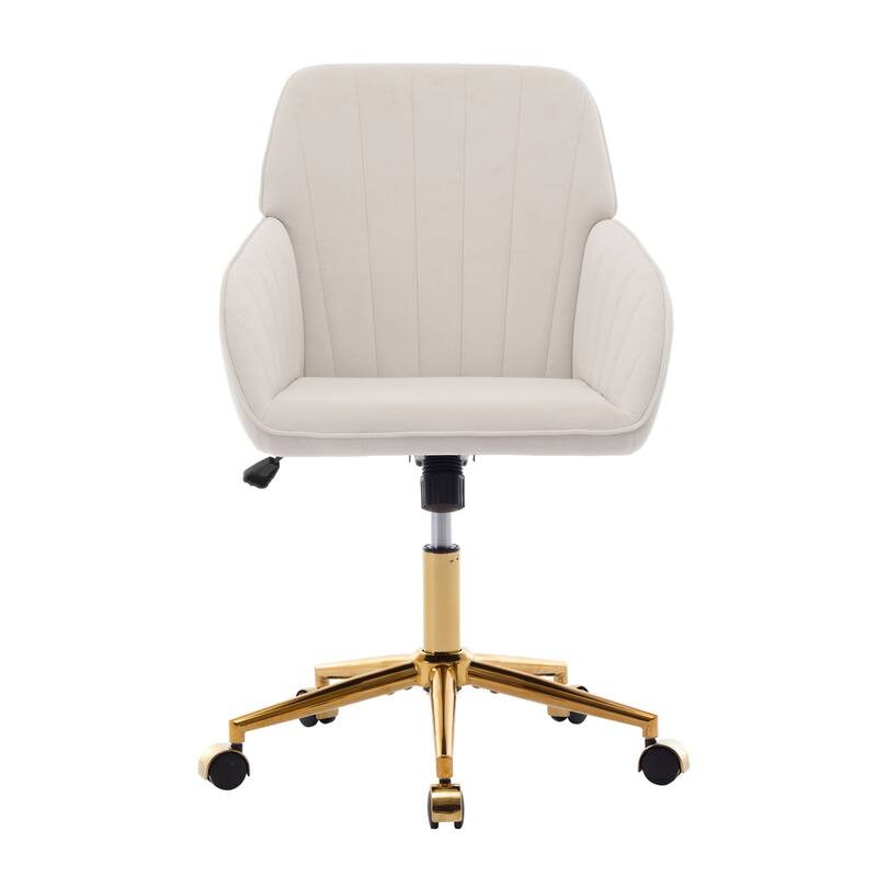 Home Bedroom Office Chair Ergonomic Swivel Chair, Reclining Seat