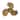 Set Of 6 Gold Boat Propeller Drawer Pulls  Nautical Charm For - 1.75 X 1.75 X 1.5 inches