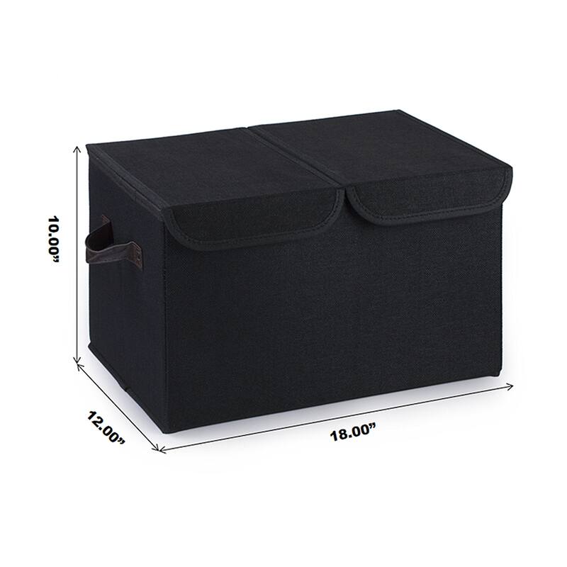 Enova Home Collapsible Storage Bins with Cover