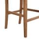 preview thumbnail 43 of 43, Set of 2 Counter Height Bar Stool, Fabric Upholstered Accent Chair, Wooden Frame Island Dining Chair, Bistro High Bar Chair