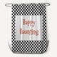 preview thumbnail 1 of 1, Halloween Happy Haunting Checks Shower Curtain Black