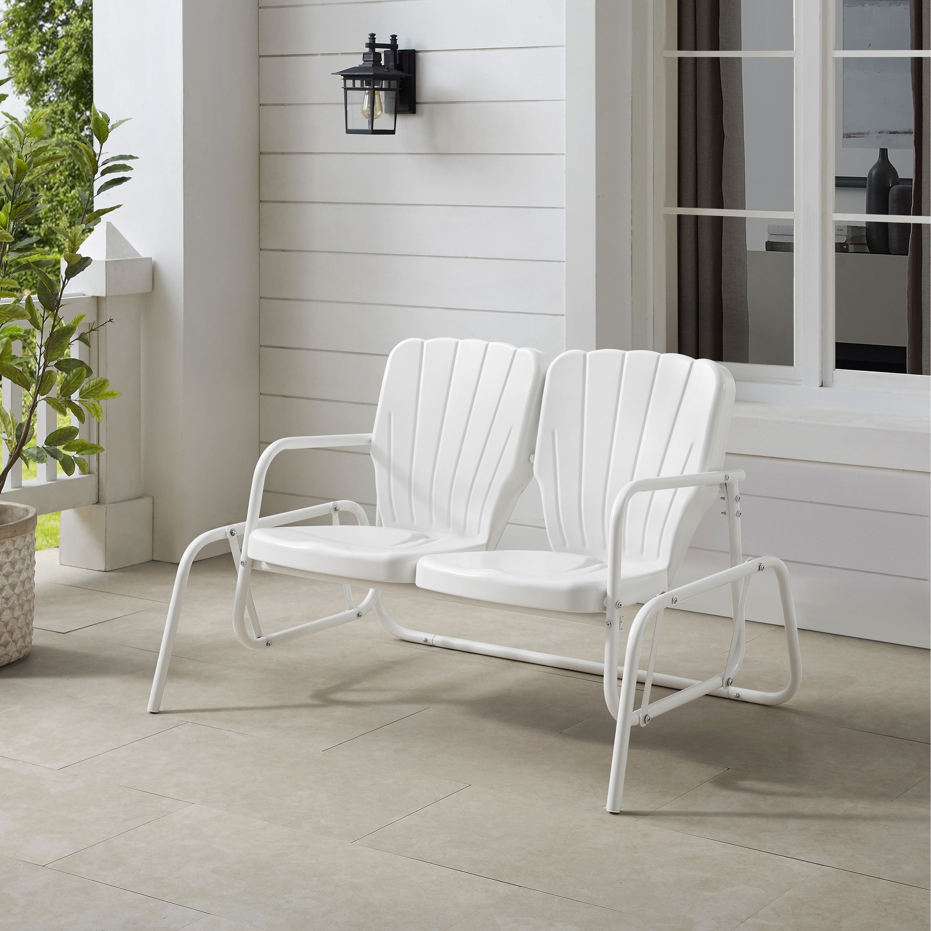 Metal 2025 loveseat glider