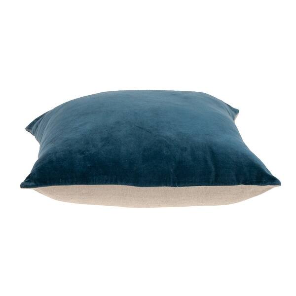Aqua Teal Two Tone Throw Pillow Aqua Teal Two Tone Throw Pillow