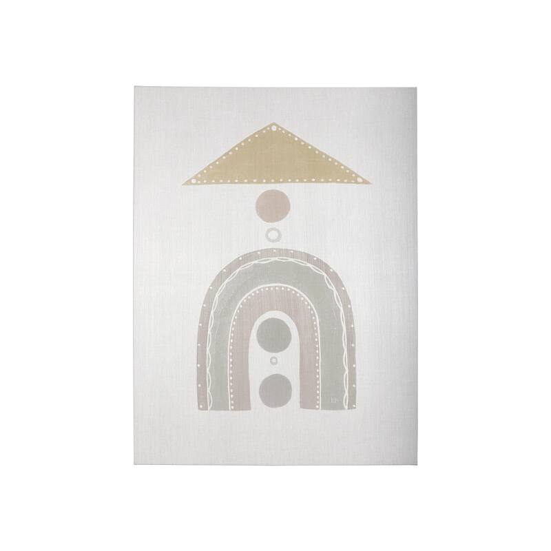 Pavilion Neutral I (30 x 40) Canvas Art Print - Small