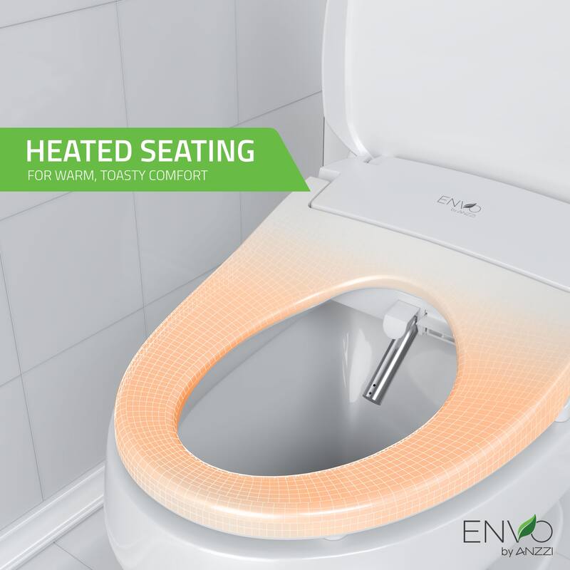 Ember Smart Electric Bidet Toilet Seat with Remote Pad and Heated Seat