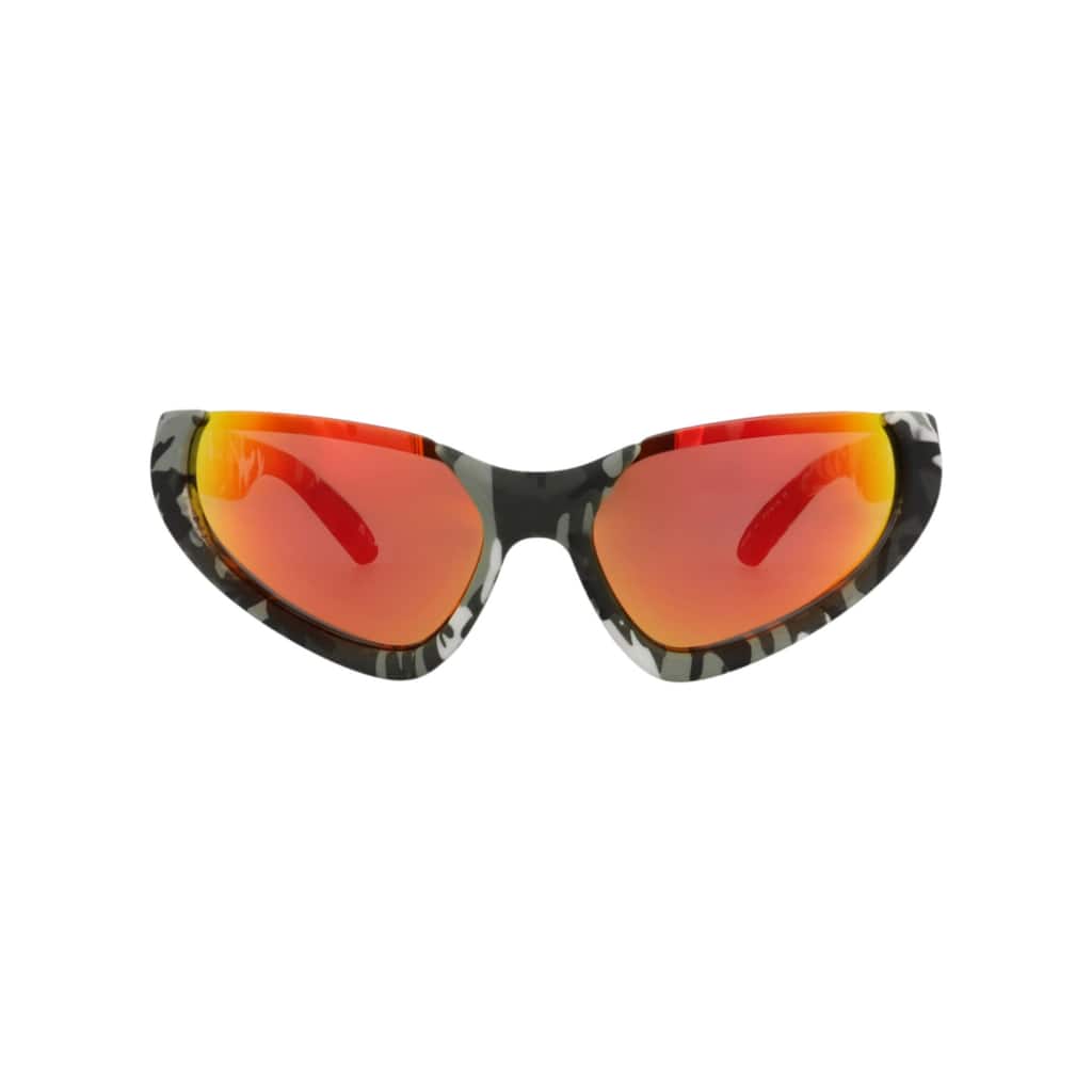 Balenciaga Shield-Frame Bio Injection Rilsan Sunglasses