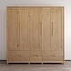 preview thumbnail 1 of 6, Nest 5D Solid Wood Wardrobe Oak