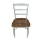 preview thumbnail 39 of 128, International Concepts Solid Wood Madrid Ladderback Chairs, Set of 2 - N/A