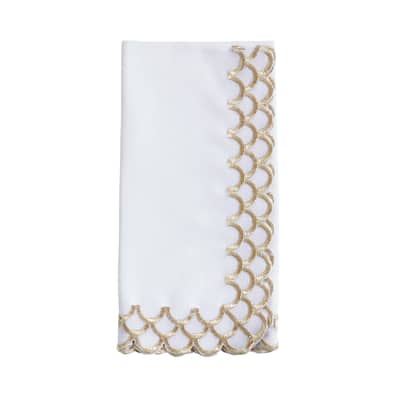 Scalloped Edge Napkin (Set of 4)