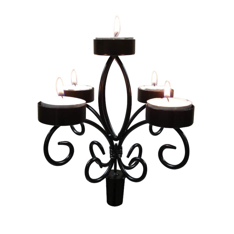 Epicureanist Wine Bottle Candelabra Bed Bath & Beyond 9243112