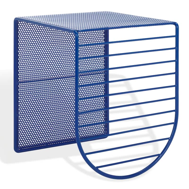 SAFAVIEH Couture Viktoria Metal Accent Table, Fully Assembled - 18"W x 16"D x 20"H