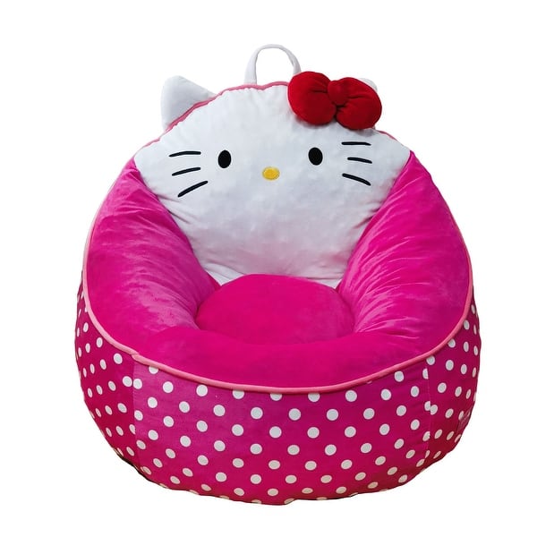 slide 2 of 5, Sanrio Hello Kitty Kids Foam Filled Bean Bag Chair