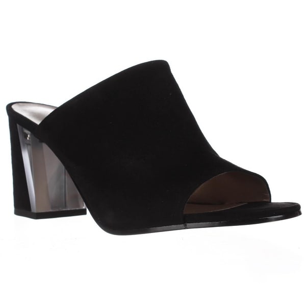 nine west white mules