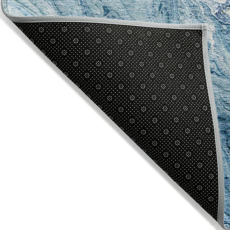HomeRoots Abstract Transitional Rectangle Outdoor Rug