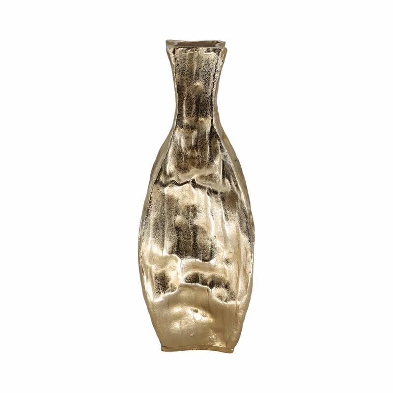 Aluminum Decorative Vase Minimalist Geometric Sculptural Modern Accent