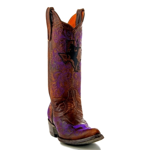 Gameday Boots Womens College Team Tarleton State Brass - Overstock ...