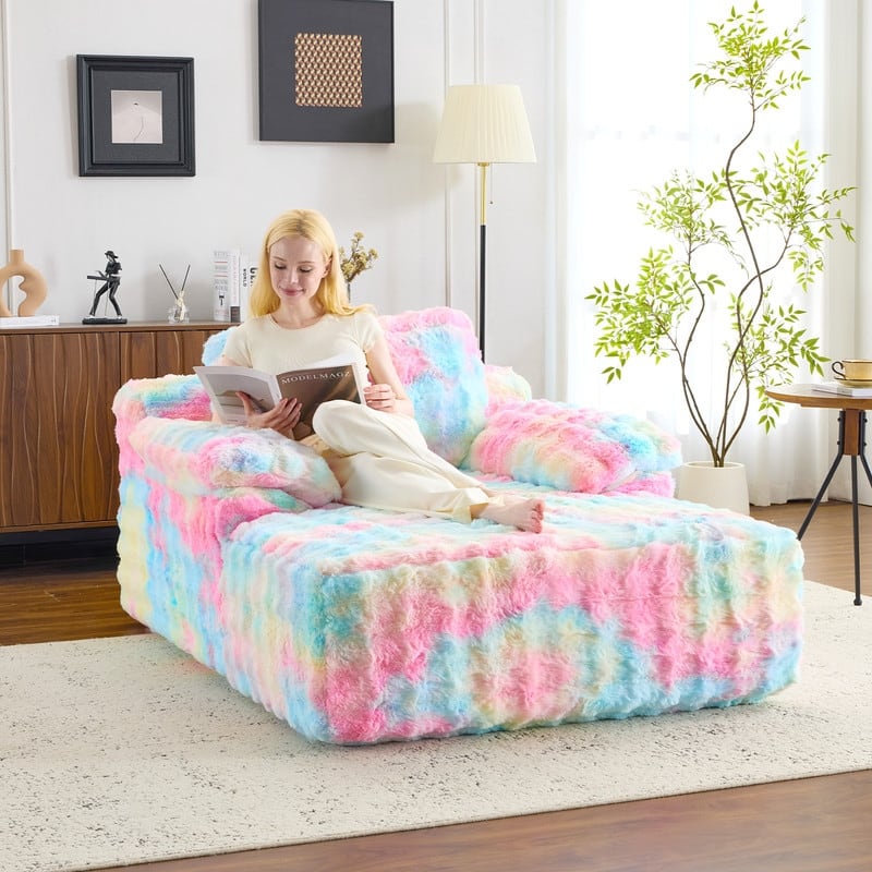 Upholstered Velvet Boneless Couch Sleeper Sofa Bed