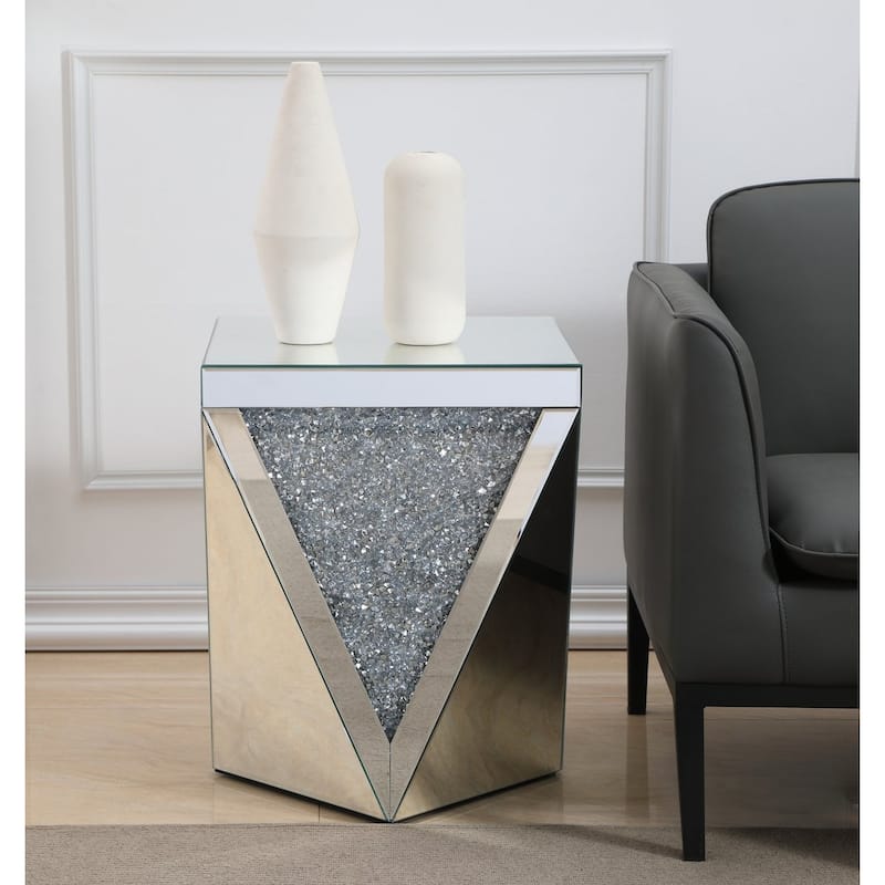 Modern Crystal End Table