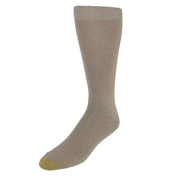 Shop Gold Toe Men S Microfiber Flat Knit Dress Socks 3 Pair Pack