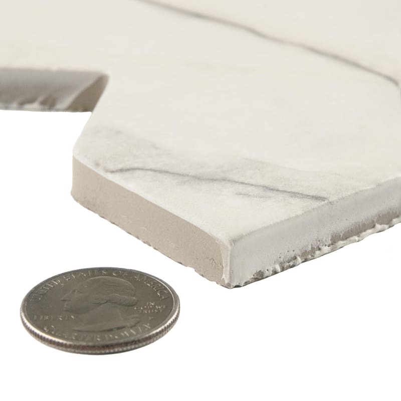 Merola Tile Istanbul Templar Shield Day with Day Cross 8-3/8" x 8-3/8" Porcelain Floor and Wall Tile - Case (36 Tiles)