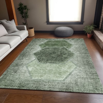 Premium Washable Super Soft Modern Hexy Mayfield Rug