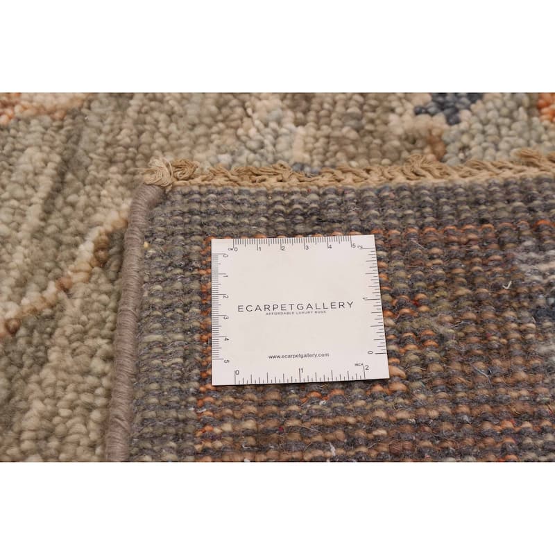ECARPETGALLERY Hand-knotted Jules Serapi Taupe Wool Rug - 9'2 x 11'11