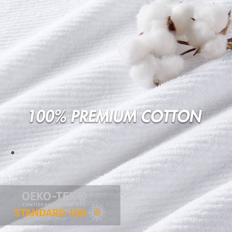 Madison Park Diagonal Ribbed Cotton Quick Dry Towel Set