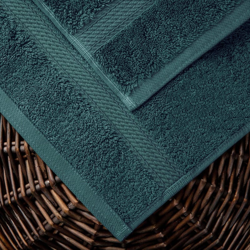 Superior Egyptian Cotton Pile Heavyweight Bath Towel Set of 2
