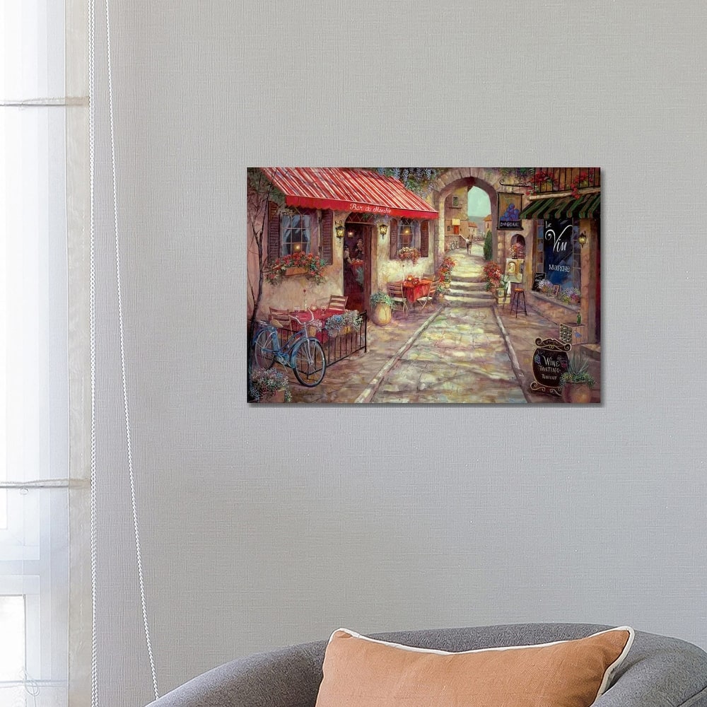 iCanvas "Bar Du Marche" by Ruane Manning Canvas Print