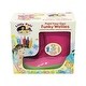 preview thumbnail 8 of 7, Little Pals Paint Your Own Wellies Kids Rain Boots, Pink with Green Trim or Green with Blue Trim, US Kids size 9.5