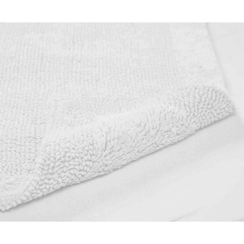 Better Trends Bath Rugs Set 100% Cotton Tufted Soft Water Absorbent Bathroom Rug for Shower, Sink Bath Mats Edge Collection