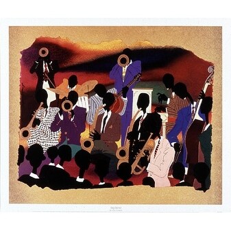 Shop Big Band By Leroy Campbell Jazz Art Print 22 X 26 In