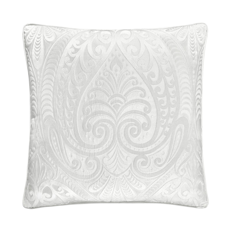 J. Queen New York Bianco 18" Decorative Throw Pillow