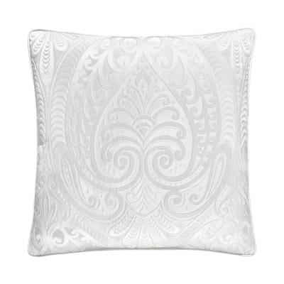 J. Queen New York Bianco 18" Decorative Throw Pillow