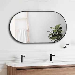 Modern Oval Vanity Wall Mounted Mirror for Bedroom, Bathroom - Bed Bath ...