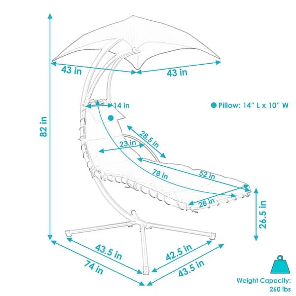 Oversized Zero Gravity Lounge Chair & Cup Holder - Multiple Options