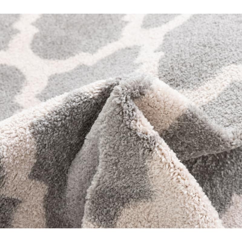 Well Woven Modern Trellis Lines Area Rug - 7'10" x 9'10"