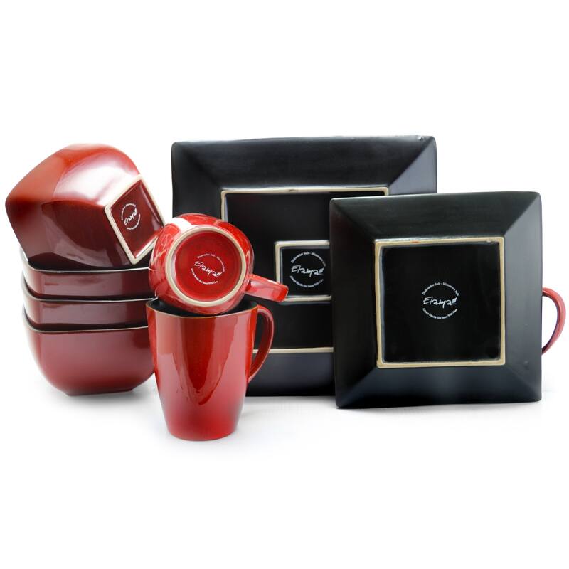 Elama Modern Loft 16 Piece Dinnerware Set