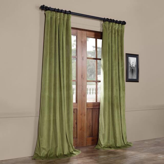 Exclusive Fabrics Signature Velvet Blackout Curtain (1 Panel)
