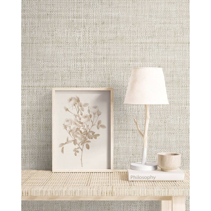 Seabrook Designs Wild Bind Embossed Vinyl Unpasted Wallpaper