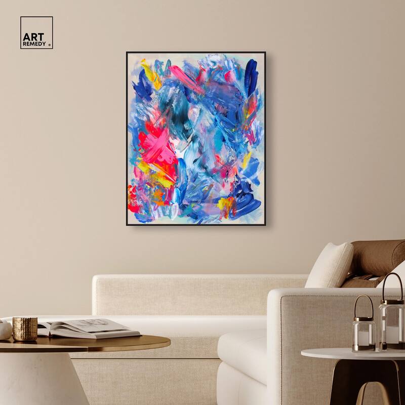 Colorburst Mirage Canvas by Art Remedy