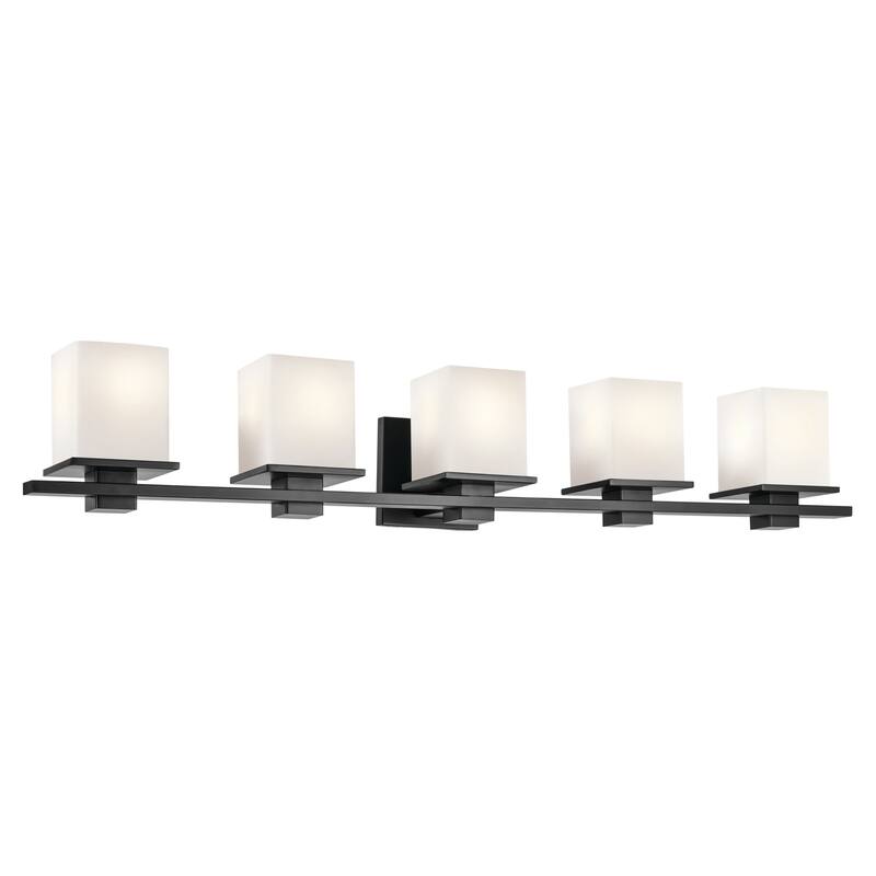 Kichler Lighting Tully 40.25 in. 5-Light Black Vanity Light - 40.25 in